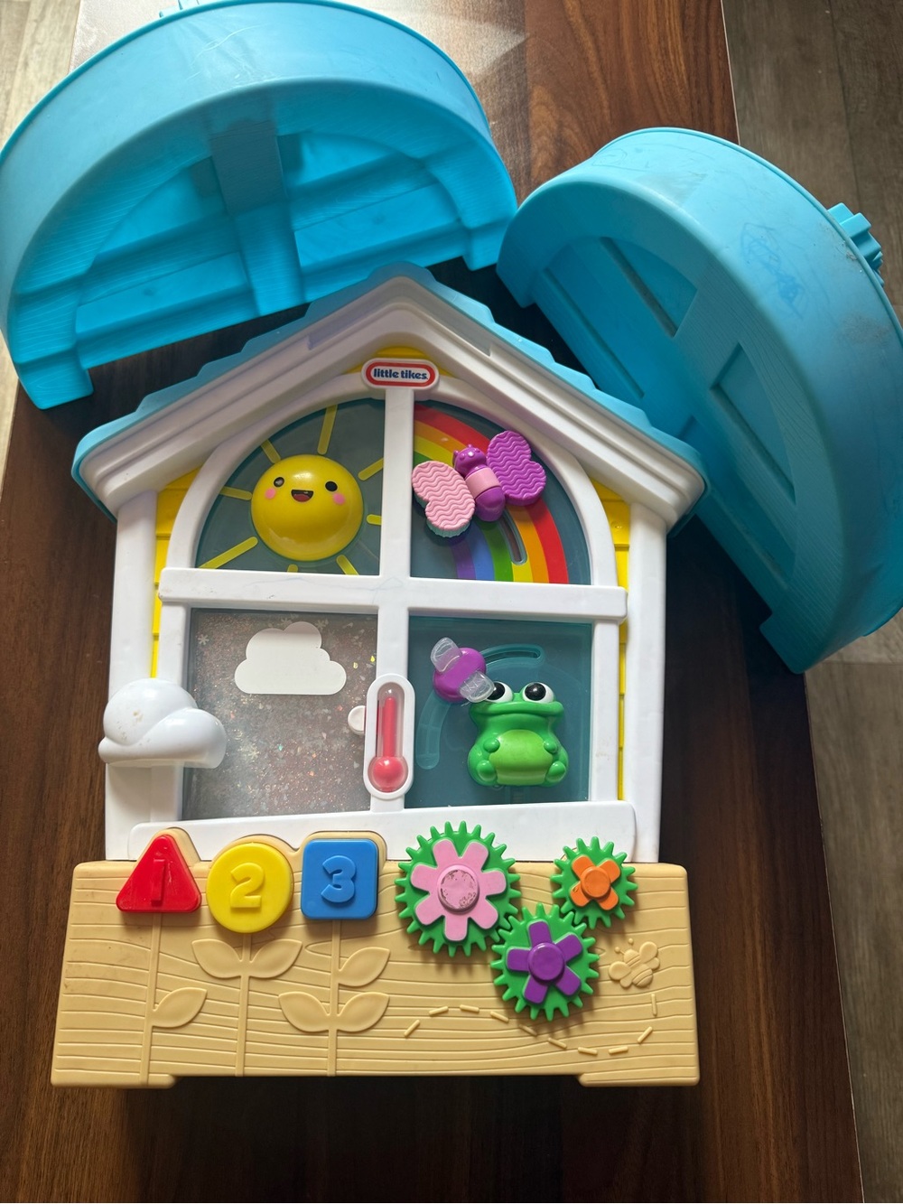 Little Tikes Rainbow Learning House Toy - Blue & Multicolor